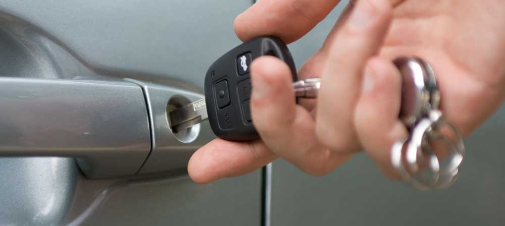 afgebroken autosleutel